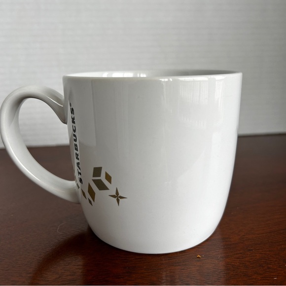 STARBUCKS 2013 Holiday Collection Siren Mermaid Logo Ceramic Mugs Set of 2 - Picture 5 of 15